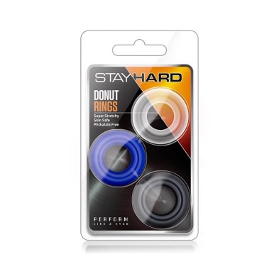 STAY HARD DONUT RINGS ASSORTED